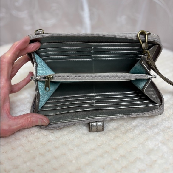 The Sak Silver Metallic Wallet//Wristlet - Picture 12 of 13